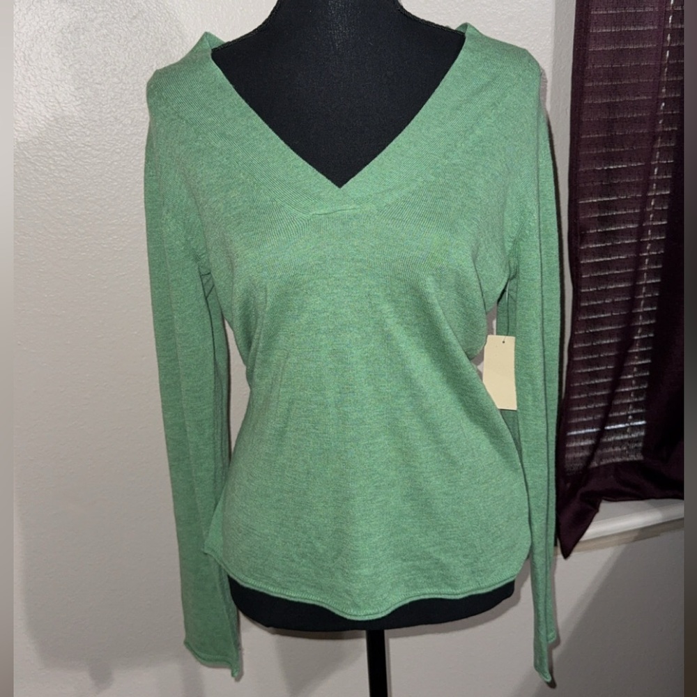 Coldwater Creek crossover v-neck sweater